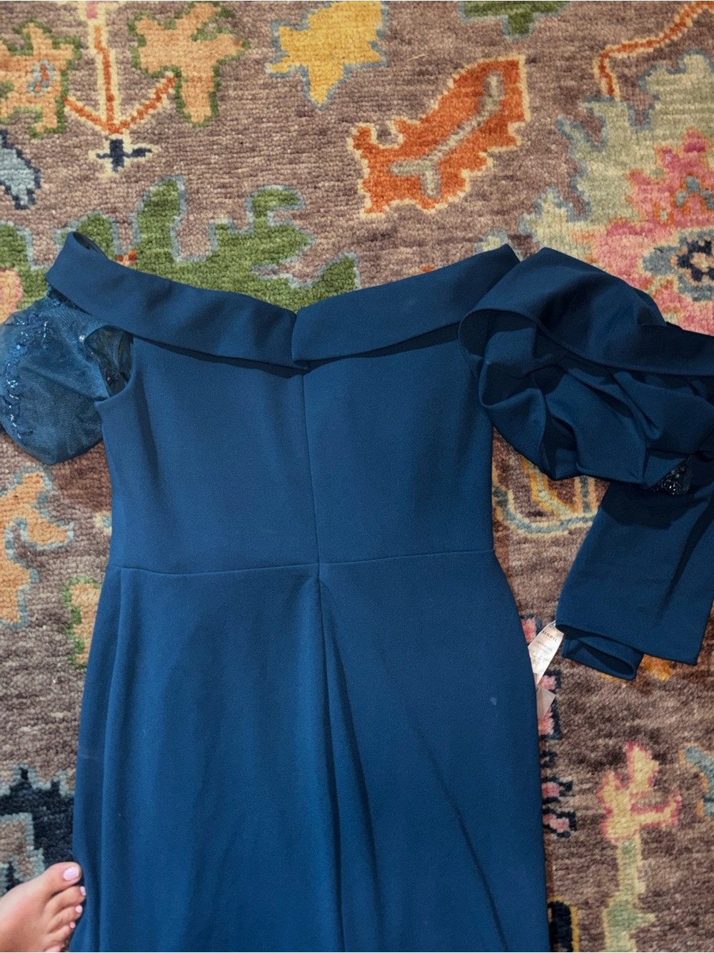 Marfil Barcelona cocktail dress with removable sleeves - Picture 11 of 11